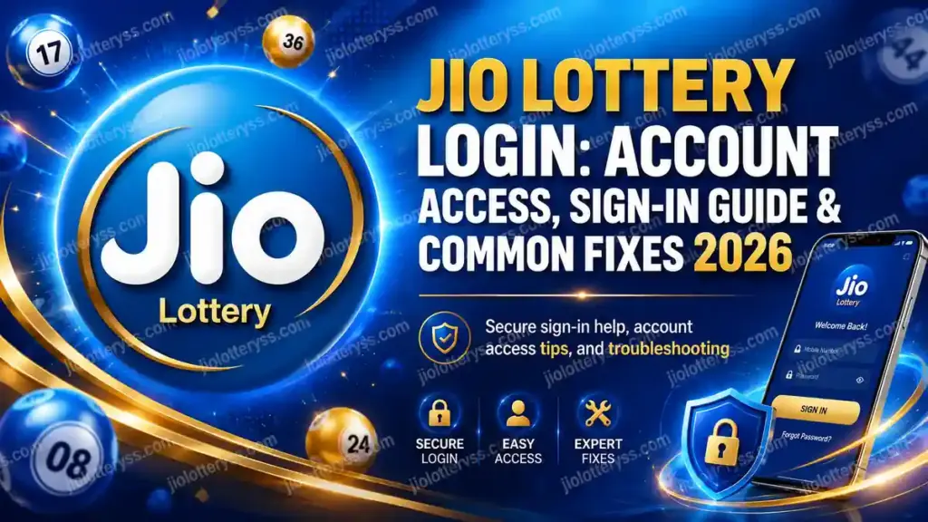 Jio lottery login