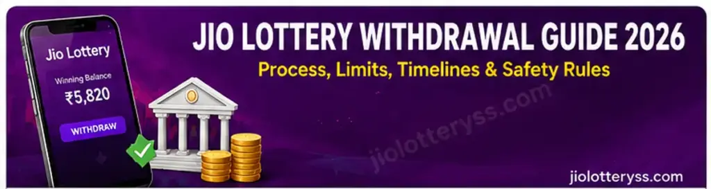 Jio lottery withdrawal